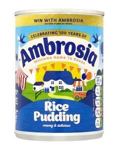 AMBROSIA RICE PUDDING - Maximum 6 cans per order