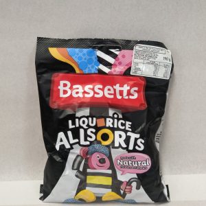 BASSETTS LIQUORICE ALLSORTS 190grms