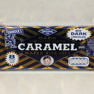 TUNNOCKS DARK CHOCOLATE CARAMEL BISCUITS