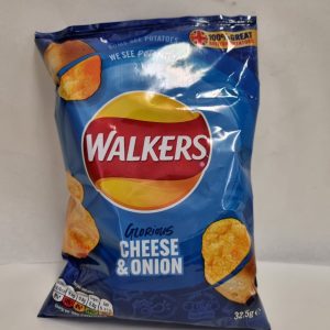 WALKERS CHEESE AND ONION CRISPS