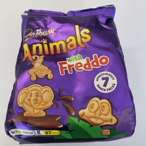 CADBURY ANIMALS WITH FREDDOS